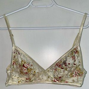 Brandy Melville Lace Floral Bralette